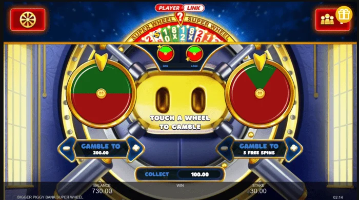 มินิเกม Bigger Piggy Bank Super Wheel